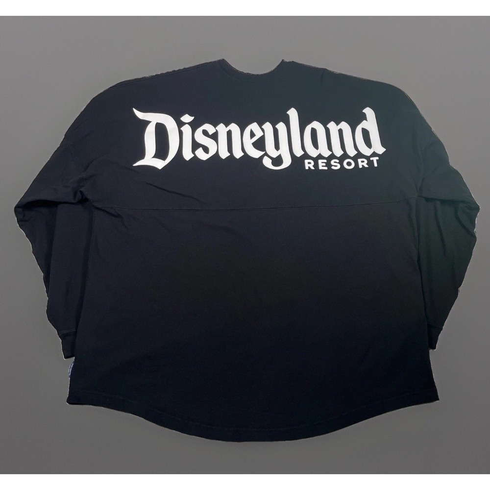 Disneyland Resort Spirit Jersey Shirt Adult 2XL Black White Est 1955 Pullover